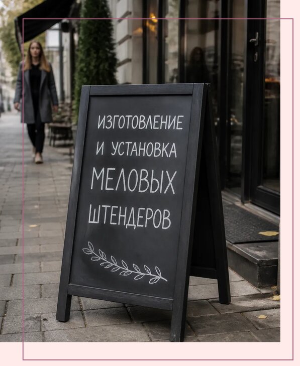 Меловые штендеры в Троицке по цене от 6702 р. | Аванза-Трц