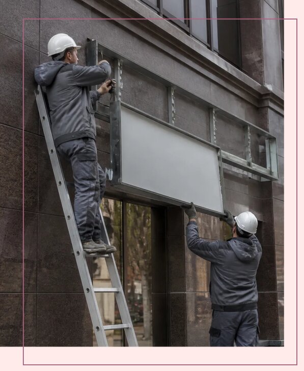Демонтаж вывесок в Троицке под ключ от 4640 р. | Аванза-Трц